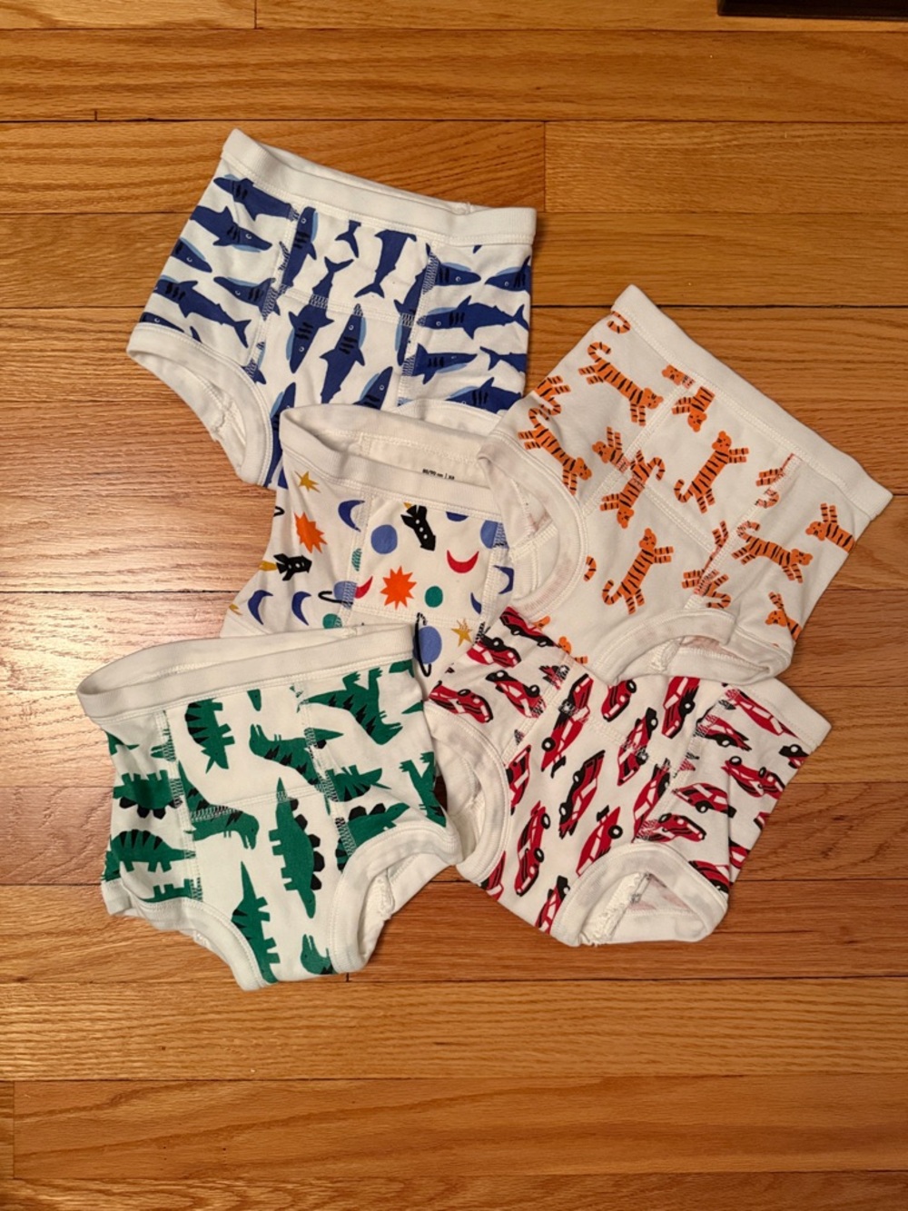 Hanna Andersson Kids Cotton Training Underwear - 5 pack NWOT Size XS